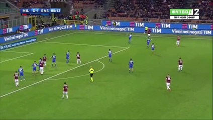 Résumé AC Milan - Sassuolo but Nikola Kalinic 1-1
