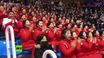 Animadoras norcoreanas en acción: Así muestran su sincronización durante los JJ.OO. de Invierno