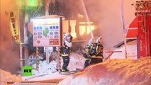 Un gran incendio en un hogar para ancianos pobres de Japón deja 11 muertos