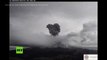 Volcán Popocatépetl registra dos fuertes explosiones y fumarolas de 3 km de altura