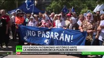 Las Madres de Plaza de Mayo defienden el patrimonio histórico ante la remodelación de la plaza