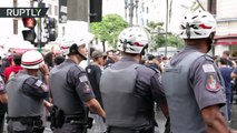 Protestas contra las tarifas de transporte en São Paulo