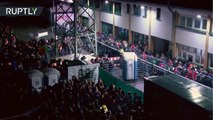 Cientos de alemanes hacen fila durante 15 horas para comprar pirotecnia