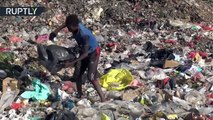Sobreviviendo en la basura: Familas en Yemen acuden a vertederos para no morir