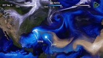Simulación de los huracanes que azotaron las costas caribeñas en 2017