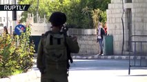 Soldados israelíes lanzan gas en Belén durante disturbios por anuncio de Trump sobre Jerusalén