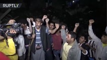 Fuerzas apoyadas por Arabia Saudita bombardean el ministerio de Defensa yemení