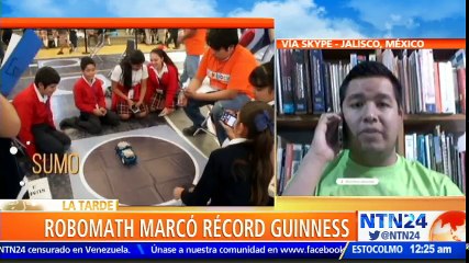 Robomath Challenge 2018, clase de robótica más grande del mundo que marcó récord Guinness
