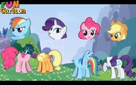 Wrong Heads Apple Jack Fluttershy Pinkie Pie Rarity Rainbow Dash My Little Pony Finger Family Nursery Rhymes Disney