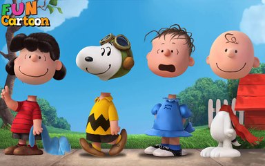 Wrong Heads Charlie Brown  Linus Lucy Snoopy The Peanuts Movie Finger Family Nursery Rhymes  Disney Kinder