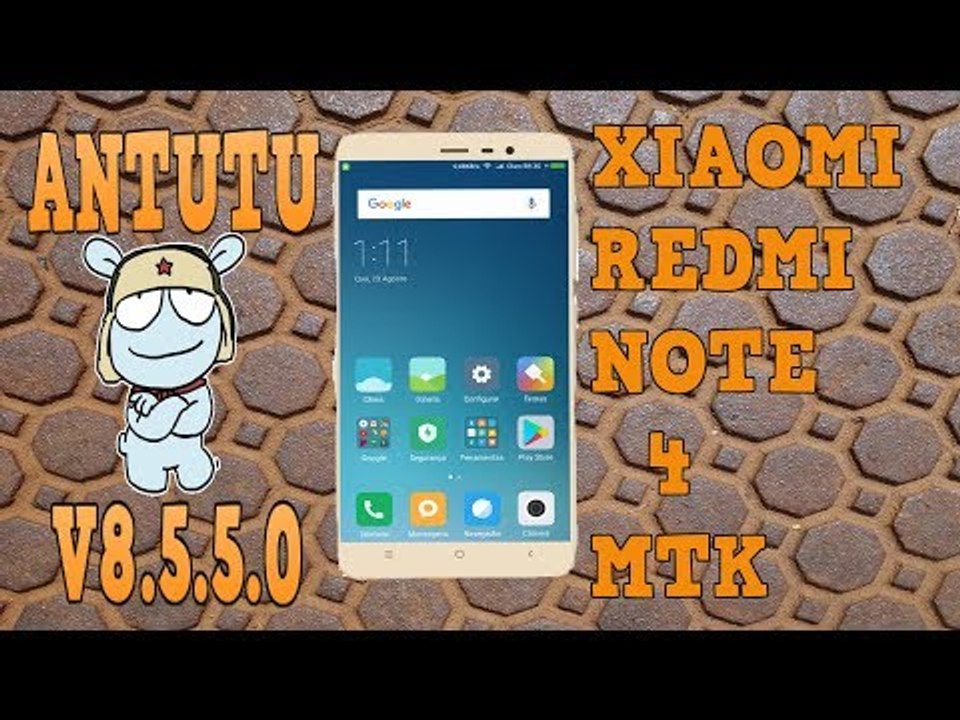ANTUTU BENCHMARK MIUI 8 EUROPÉIA 8.5.5.0  - XIAOMI REDMI NOTE 4 MTK