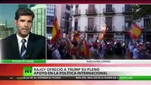 Trump: España debe seguir unida como ha estado durante siglos