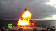 El crucero ruso Piotr Veliki dispara misiles 'asesinos de portaviones'