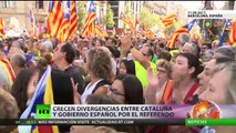 Crecen divergencias entre Cataluña y el Gobierno español por el referendo
