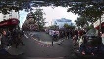 VIDEO 360º: Piedras y gas lacrimógeno en las protestas contra la reforma laboral en Francia