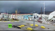 La devastación causada por el huracán Irma en San Martín