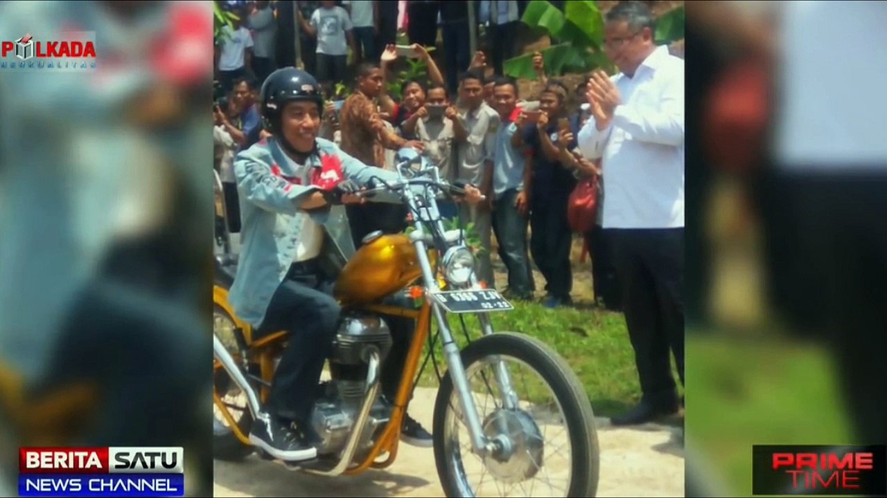 Jokowi Bersama Geng Motornya Pimpin Touring
