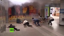 Simulacros de emergencia en el metro de Seúl