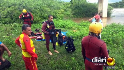 Vídeo mostra local onde garota se afogou no Rio do Peixe; são mais de 30 horas de buscas