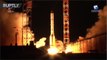 Un cohete Protón-M despega desde Baikonur con un satélite español a bordo