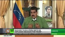 Maduro tilda a Peña Nieto de 
