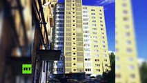'Spiderman ruso' desciende por un edificio de 17 pisos