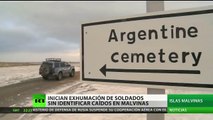 Inician la exhumación de soldados argentinos sin identificar caídos en las Malvinas