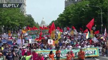 La Marcha Popular por el Clima congrega a 150.000 personas en las calles de Washington DC