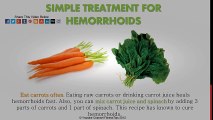 Hemorrhoids Home Treatment - Relief Recipes | Hemorrhoid Treatment