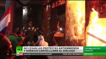 En Paraguay no cesan las protestas contra la enmienda sobre reelección presidencial