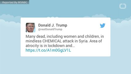 Trump Slams Putin After Alleged Syrian Chemical Attack