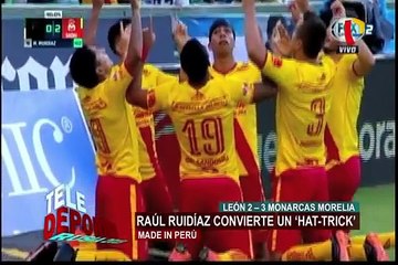 Raúl Ruidíaz se convierte en un ‘Hat-Trick’