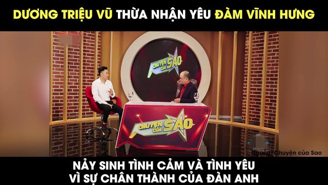 Dương Triệu Vũ thừa nhận nảy sinh tình cảm và tình yêu vì sự chân thành của Đàm Vĩnh Hưng