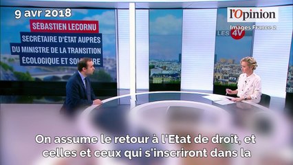 Evacuation de NDDL: «Oui, on assume», soutient Sébastien Lecornu