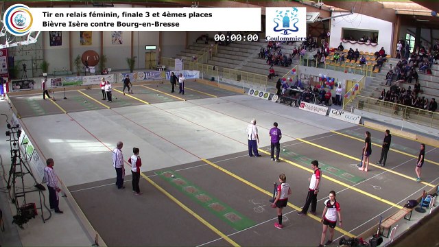 Petite finale 3ème et 4ème places, tir rapide en double féminin, France Tirs, Coulommiers 2018