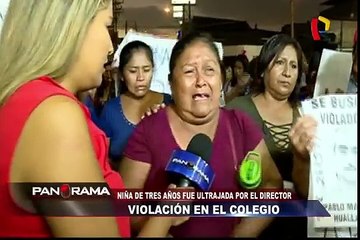 Violación en el colegio: niña de 3 años fue ultrajada por el director