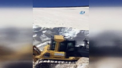 Türkiye’nin en yüksek rakımlı gölüne ulaşım sağlandı