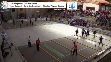 Finale du tir progressif G18 , France Tirs, Coulommiers 2018