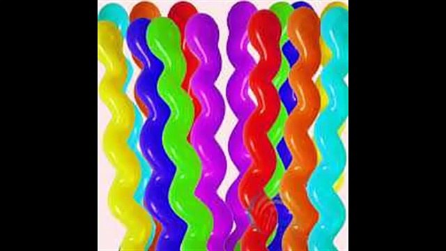 happy birthday balloons for kids- ribbons and balloons