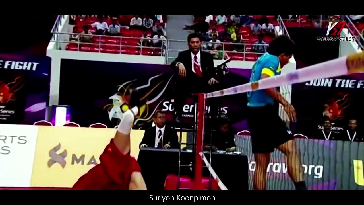 Sepak Takraw ● 15 Crazy Skills in Sepaktakraw | HD