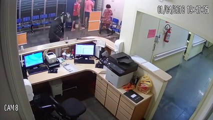 Excited to wait in the emergency room, he sets the hospital on fire