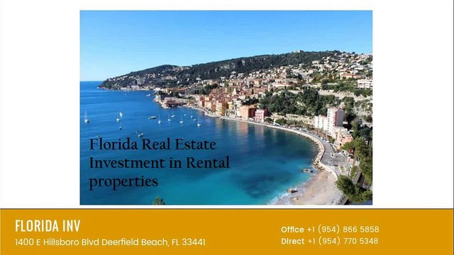 Florida Real Estate Investment in Rental properties