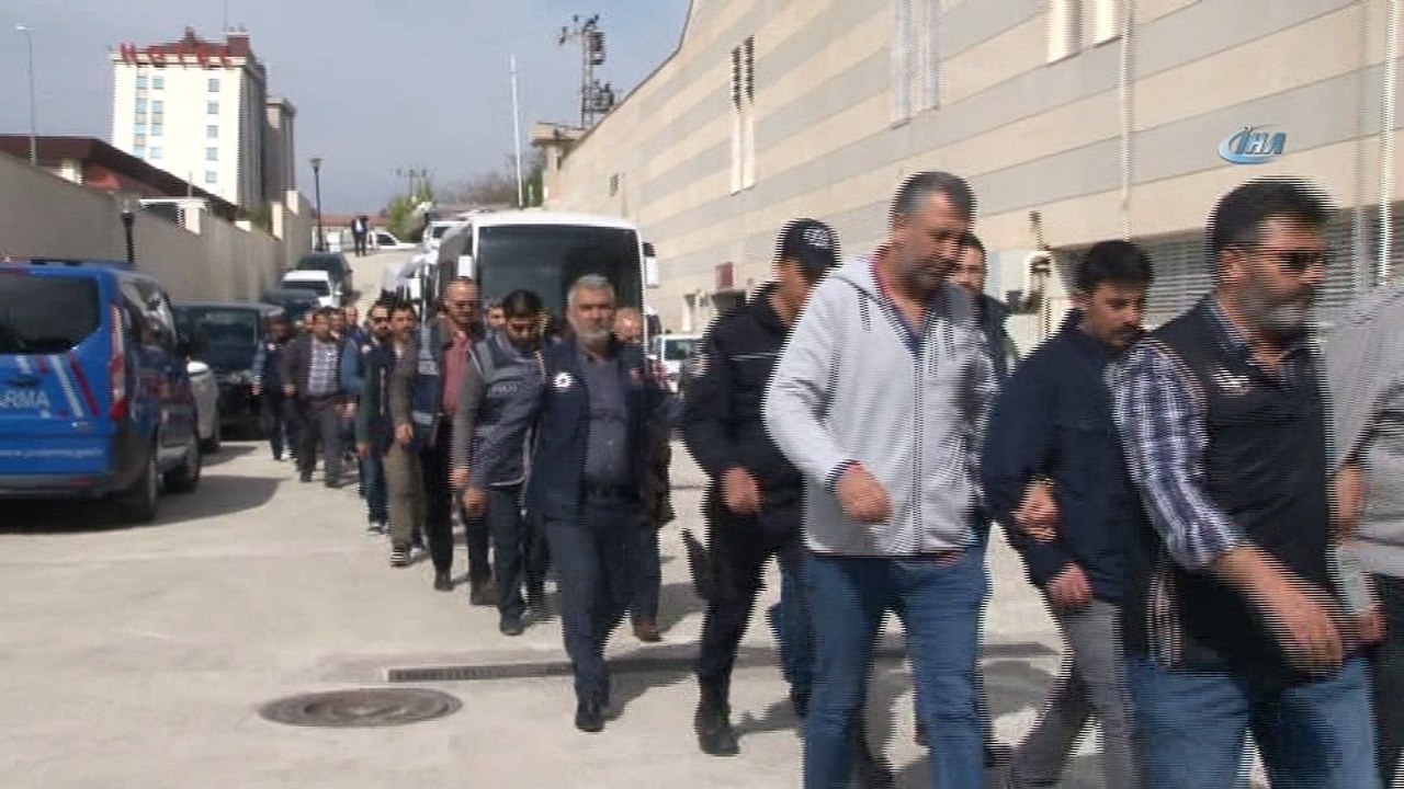 Ankesörlü telefonla bağlantı kuran FETÖ'cü, 31 şüpheli adliyeye sevk edildi