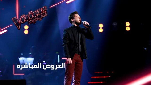 #MBCTheVoice - مرحلة العروض المباشرة - أحمد الحلاق تقدّم أغنية ’عيني بترف’
