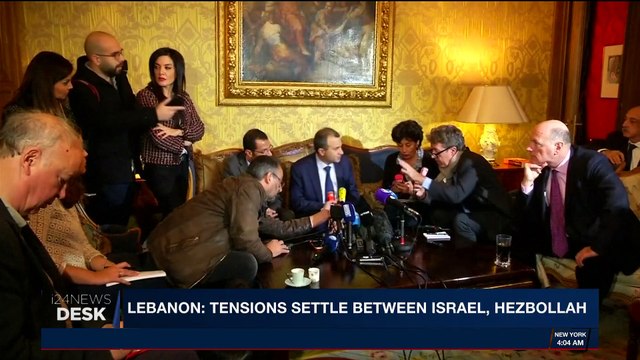 i24NEWS DESK | Lebanon: tensions settle between Israel, Hezbollah | Monday, April 9th 2018