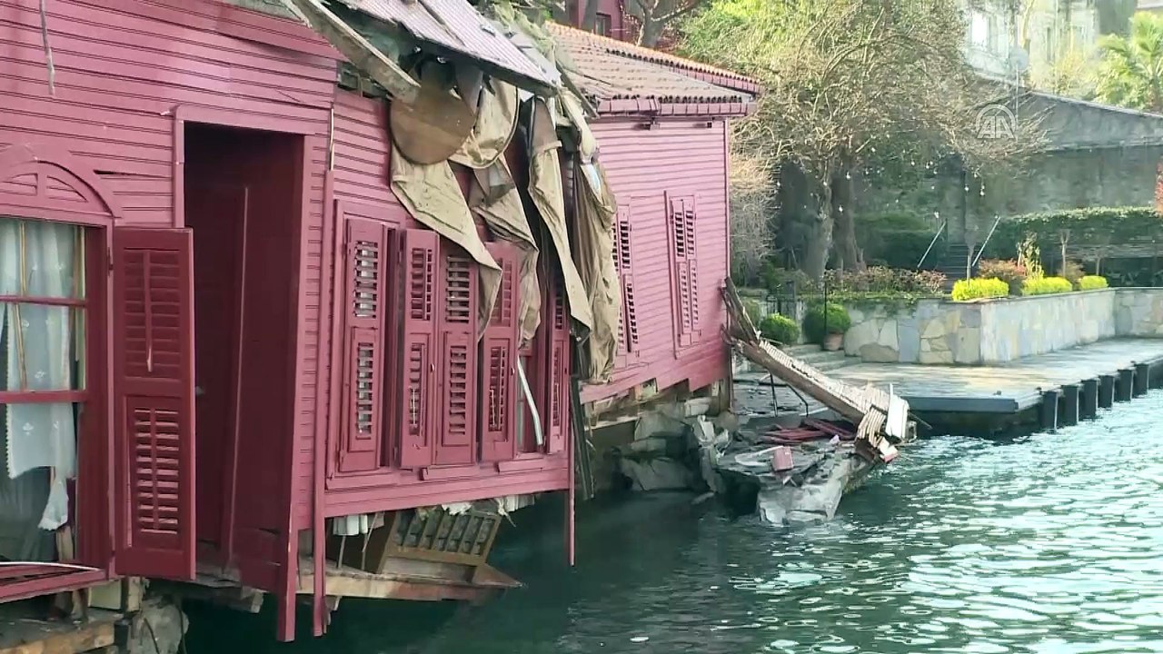 Hekimbaşı Salih Efendi Yalısı'ndaki hasar tespit çalışmaları - İSTANBUL