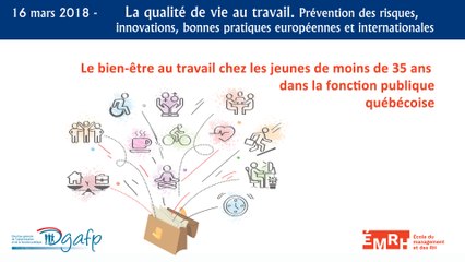 Le bien-être chez les jeunes de moins de 35 ans dans la fonction publique québécoise