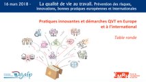 Pratiques innovantes et démarches QVT en Europe et à l’international (table ronde)