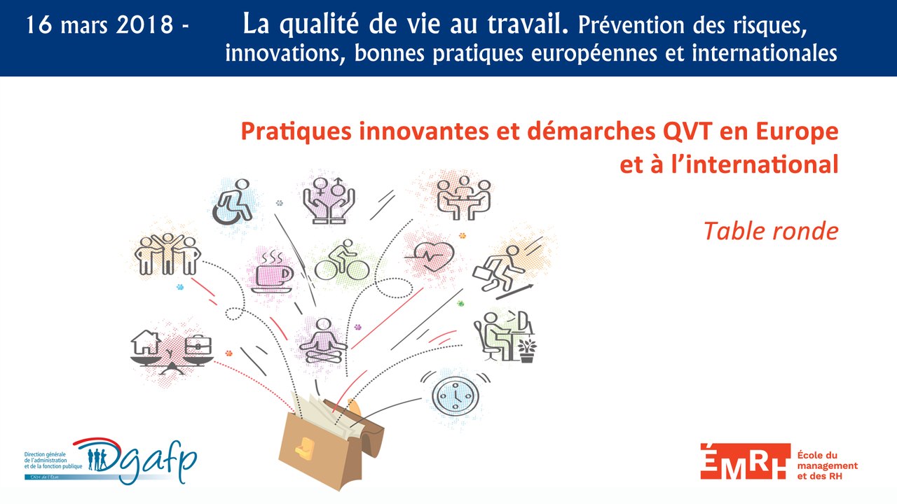 Pratiques innovantes et démarches QVT en Europe et à l’international (table ronde)