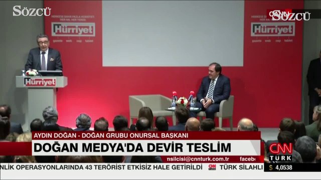 Doğan grubu devir teslim